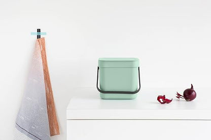 Brabantia Sort & Go Food Trash Can Small Countertop Kitchen Compost Caddy - Image 6