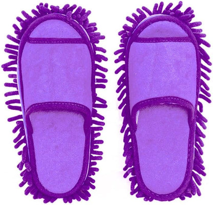 Women's Microfiber Floor Cleaning Mop Slippers - Image 2