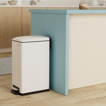 SONGMICS Slim Trash Can, 13-Gallon Garbage Can - Image 2
