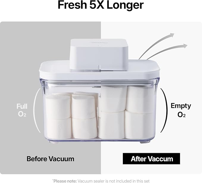 VAKUEN Premium Airtight Food Storage Containers 4-piece/Set, BPA Free, 100% - Image 3
