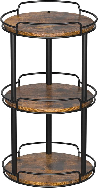 LAMU 10'' Wood Lazy Susan Turntable Organizer by YourHome-OrganizationHelper