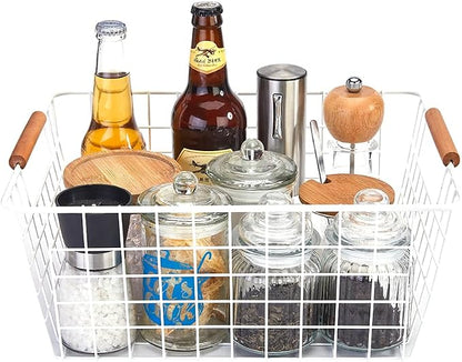 LeleCAT Large white wire baskets - Image 5