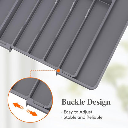 Lifewit Silverware Drawer Organizer, Expandable Utensil Tray - Image 6