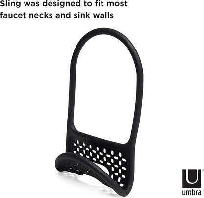 Umbra Sling Sponge Holder for Kitchen Sink – No Suction Cups, Flexible Caddy - Image 7