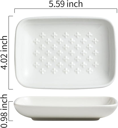 Gomakren Soap Dish, Shower Soap Holder, Ceramic Soap Dishes - Image 9