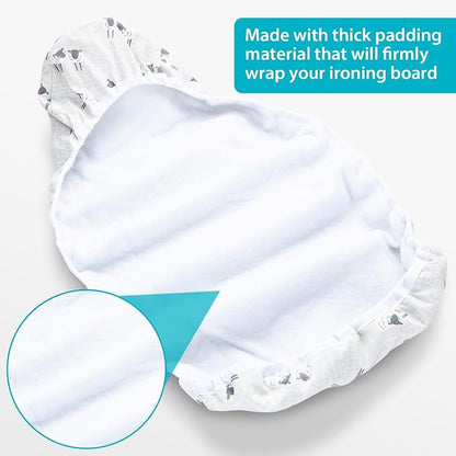 Table Top Ironing Board Cover 12 x 32 inch, 3 Layers Small Iron Board Cover - Image 4
