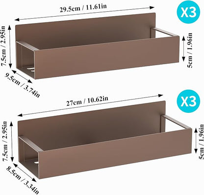 HuggieGems 6 Pack Magnetic Spice Storage Rack Organizer - Image 7