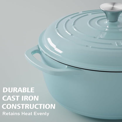 Umite Chef 6QT Enameled Cast Iron Dutch Oven - Image 3