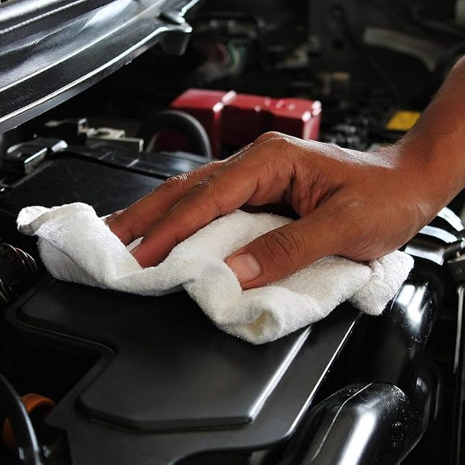 Shop Towels Bulk Cleaning Towel in Bag, Mechanic Cotton Wipes - Image 6