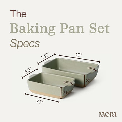Mora Ceramic Set of 2 Baking Dishes - Image 2
