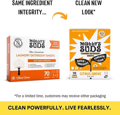 Molly’s Suds Laundry Detergent Sheets | Gentle on Sensitive Skin, Powerful - Image 2