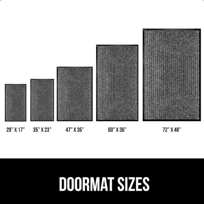 GORILLA GRIP Traffic Guard Door Mat, 2 Pack, Heavy Duty Waterproof Doormat - Image 6