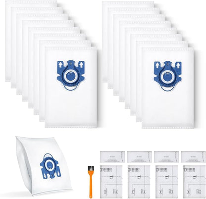 16 Pack 3D Dust Bags, Compatible by Rowhalf