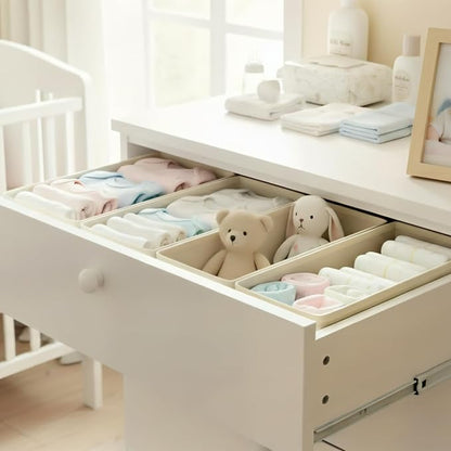 Small Foldable Fabric Drawer Organizer 3-Pack - Image 7