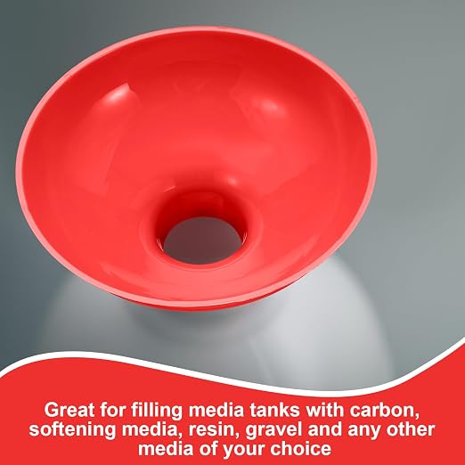 Vesici 2 Pack Extra Large Wide Mouth Funnel Red 2.5" x 10" Multi Purpose - Image 3