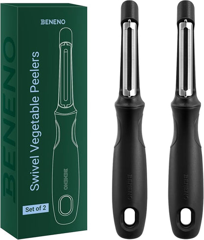 Beneno Swivel Vegetable Peeler, Razor-Sharp Smooth Peeling Potato Peelers by Beneno