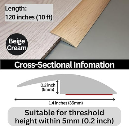Floor Transition Strip Self Adhesive Carpet Wood Tile Vinyl Flooring Laminate - Image 3