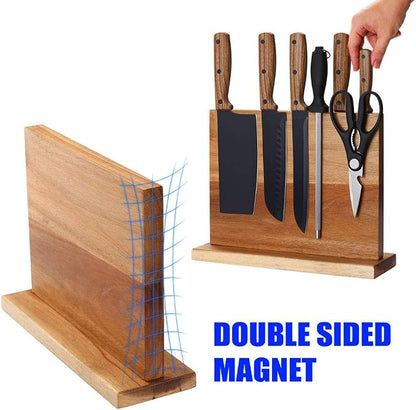 Home Kitchen Magnetic Knife Block Holder Rack Magnetic Stands - Image 3