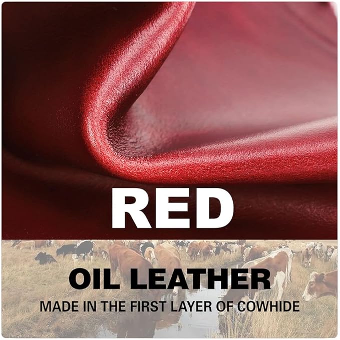 CONTACTS Travel Passport Wallet for 4 Women Leather Passport Holder RFID Blocking Card Organizer Large Capacity Wristlet Clutch Purse Red with 13 Card Slot