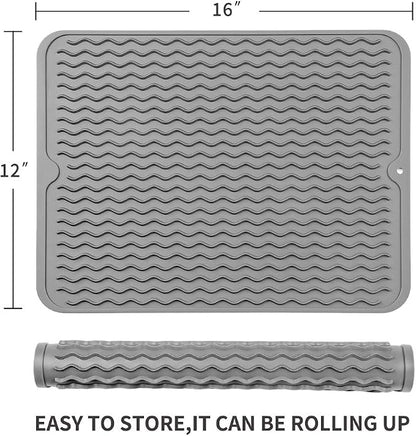 Silicone Dish Drying Mat for Multiple Usage, Easy clean, Eco-friendly, - Image 2