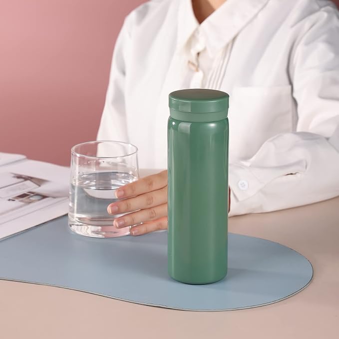 10oz Mini Water Bottle Stainless Steel Thermos Small Flask - Image 6