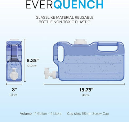 Refrigerator Water Dispenser 1.1 Gallon Bottle - Image 2