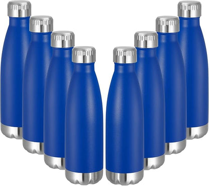 VEGOND 17oz Stainless Steel Water Bottles Bulk, Reusable Metal Sports Water by VEGOND
