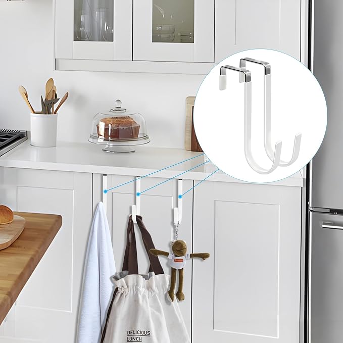 FYY Over the Door Hooks, 8 Pack Door Hangers Hooks - Image 7