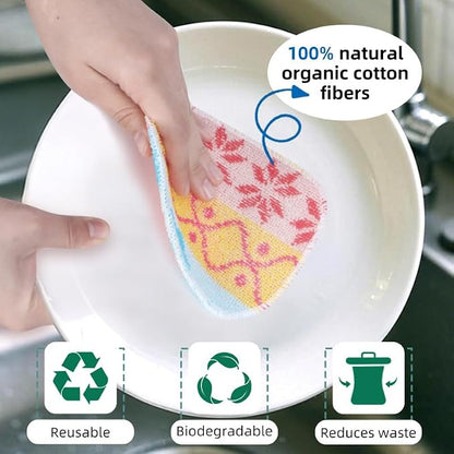 Amarelle Scrub, Eco-Friendly Reusable Dish Scrubbers - Image 5