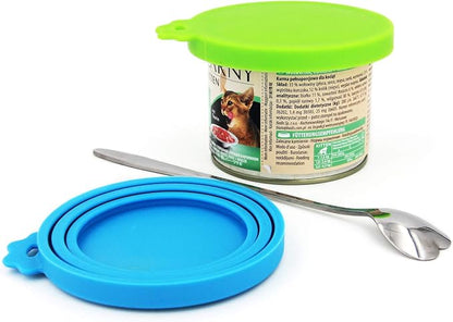 Comtim Pet Food Can Lids, Silicone Can Covers by COMTIM