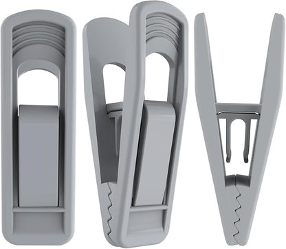 Hanger Clips Perfect for Velvet Hangers, Strong Plastic Clips Pant Skirt Hanger by TOFIIGREM