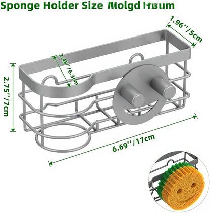 Cisily Grey Smiley Sponge Holder - Image 3