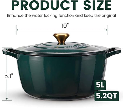 Enameled Cast Iron Dutch Oven - Image 8