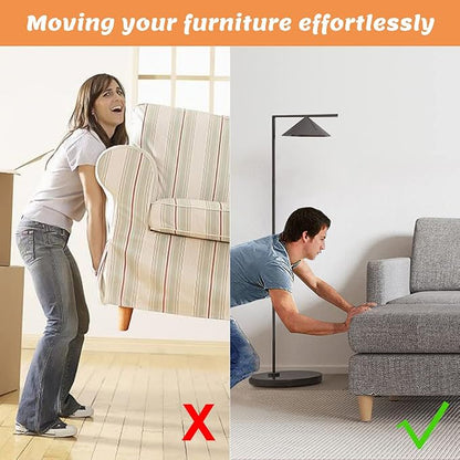 Stick Furniture Sliders, 40mm 16pcs Furniture Glides - Image 5