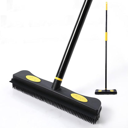 Yocada Pet Hair Removal Rubber Broom 2 in 1 Floor Brush by Yocada