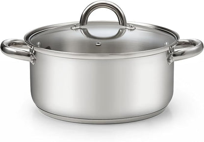 Cook N Home 5.5-Quart Sauce Pot Stainless Steel Stockpot by CookNHome