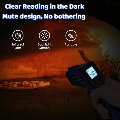 Infrared Thermometer Gun for Cooking, Digital Laser Temperature Thermometer - Image 5