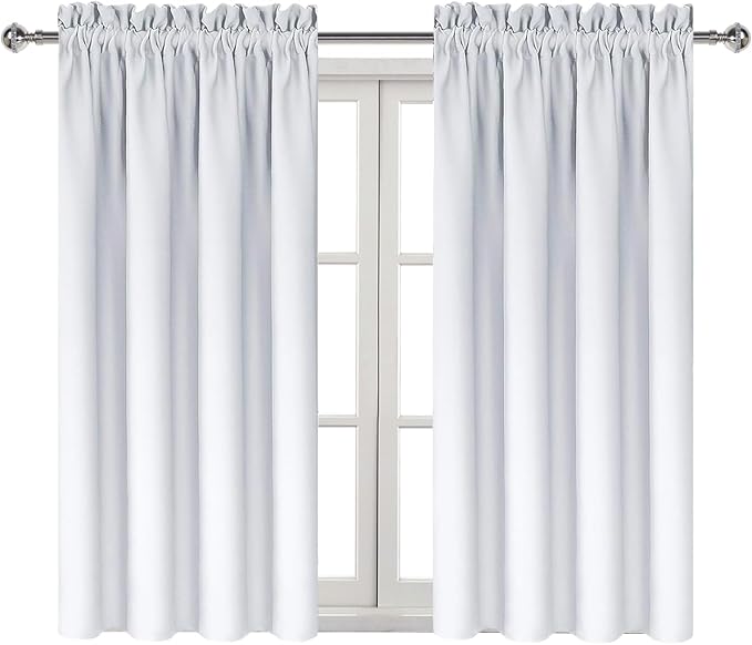 DWCN Blackout Curtains Room Darkening Thermal Insulated Bedroom Curtains Window - Image 9