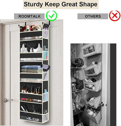 Over The Door Hanging Organizer 5-Shelves and 10 Side Pockets, Over The Door - Image 4