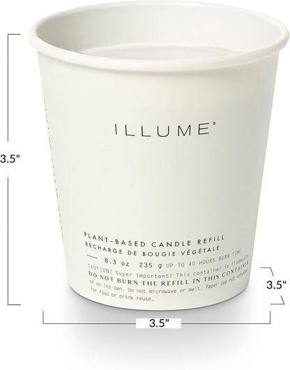 ILLUME Boxed Glass Candle Refill, Balsam & Cedar - Image 5