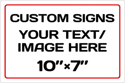 Personalized Aluminum Weatherproof Metal Sign by Repaly