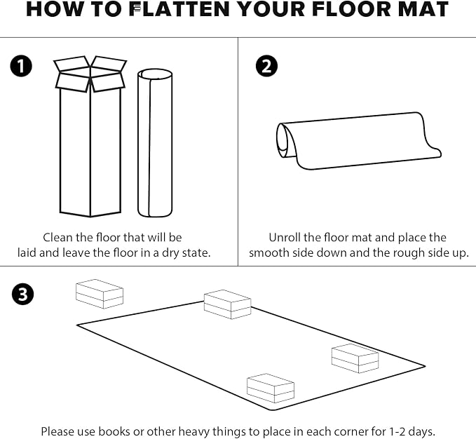 Floor Mats for Home, Durable Non-Slip Hard Floor Rolling Chair Protector - Image 7