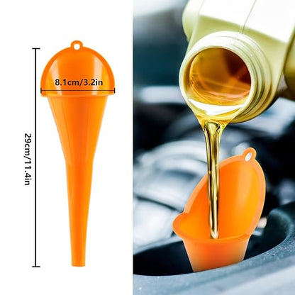 8 Pcs Oil Funnels for Automotive Use, Automotive Funnels Set, Plastic Funnel Set - Image 4