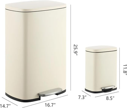 happimess HPM1006F Connor Rectangular 13-Gallon Trash Can - Image 4