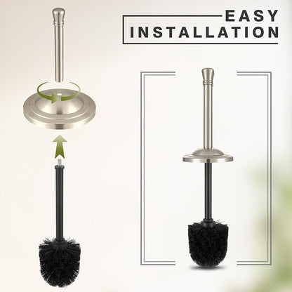 Stainless Steel 304 Toilet Brush and Holder, Toilet Bowl Brush - Image 6