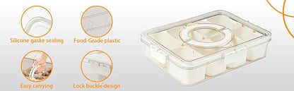 Snackle Box Container Meal Prep Divided Portion Serving Platters and Trays - Image 4