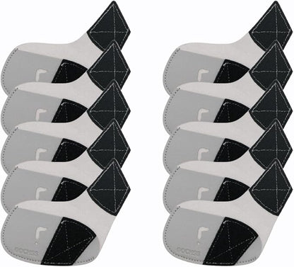 I Golf Iron Headcovers 10pcs PU Fit Both Right-Handed Clubs Golf Club Protector - Image 3
