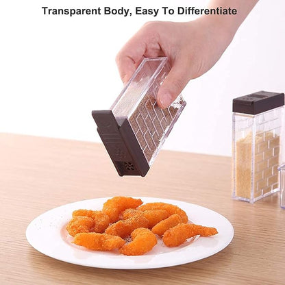 12 PCS Spice Shaker Jars, Salt and Pepper Shakers Set, Seasoning Shaker Boxes - Image 5