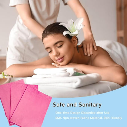 100Pcs Disposable Massage Table Sheets 31" x 71" Non-Woven Fabric Disposable - Image 5