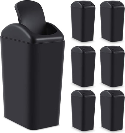Hoolerry 8 Pcs 3 Gallon/12 Liter Small Trash Can Plastic Kitchen Garbage by Hoolerry